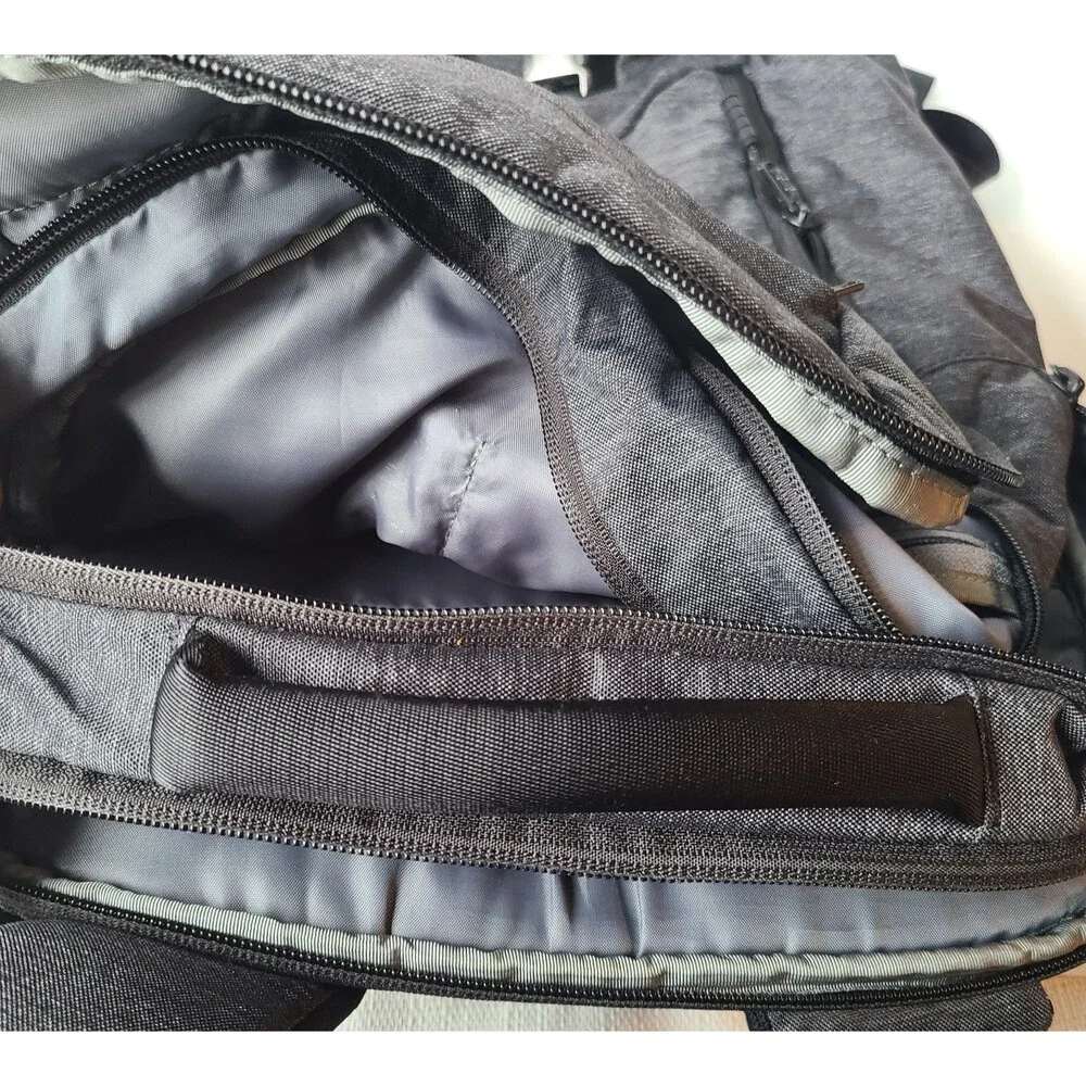 Timbuk2 OS One Love Gray Laptop Backpack Travel Work School Carry-On EUC